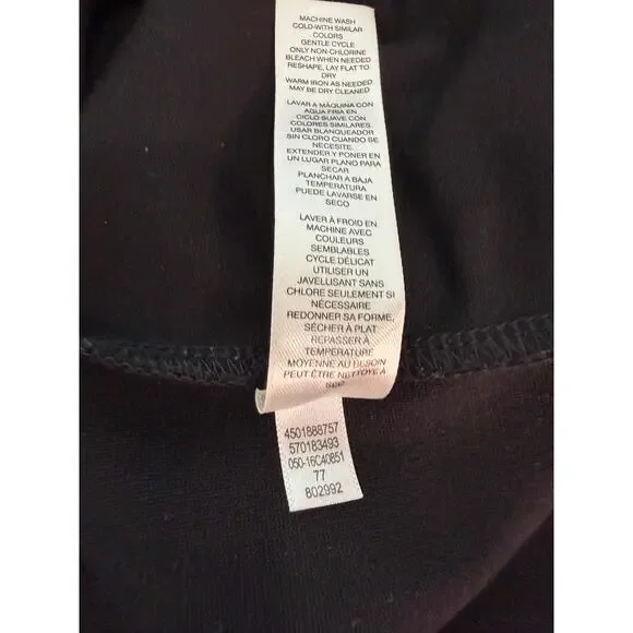 CHICO'S Black Stretch Sheath Dress M 🖤 - Picture 7 of 7